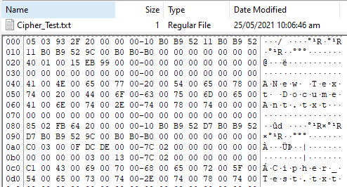 Cipher_Test.txt file before deletion